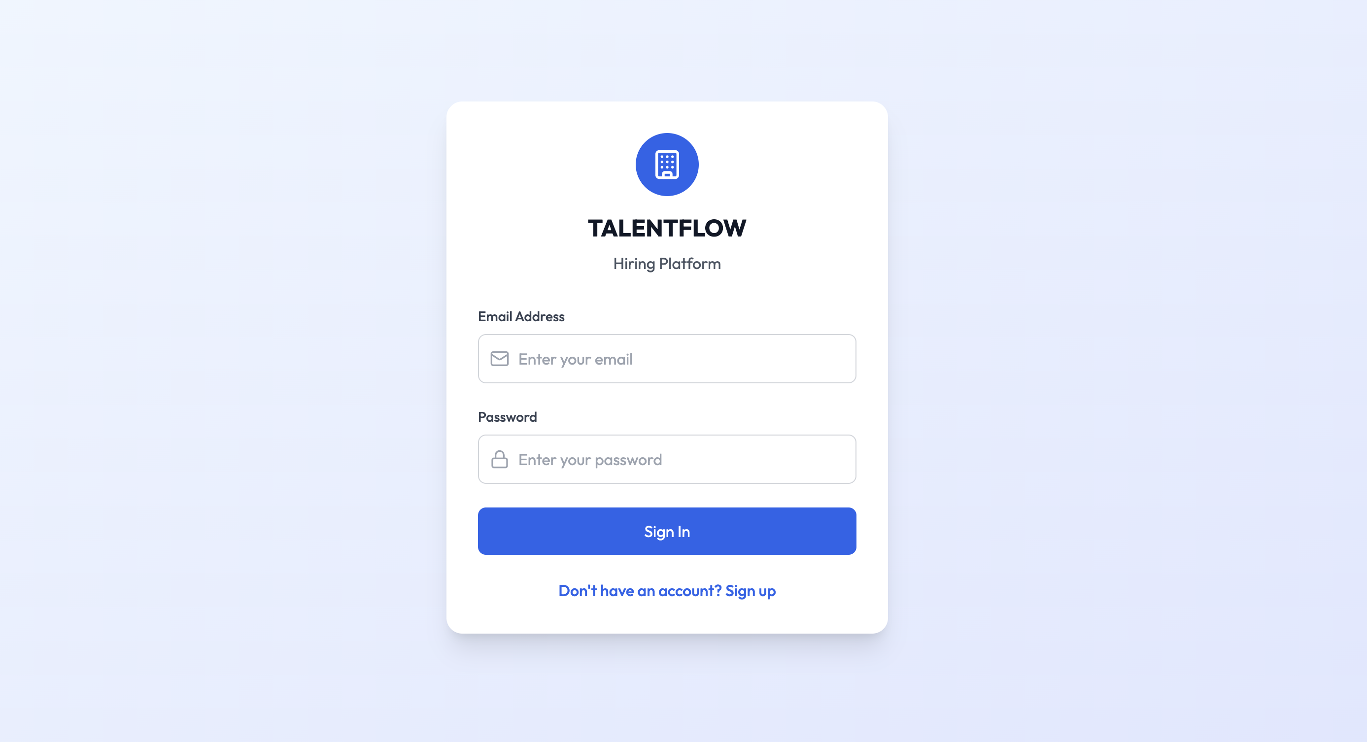 TalentFlow UI